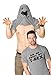 Ask Me About My T-Rex Shirt Funny T Shirt Flip Dinosaur Tee (Gray)