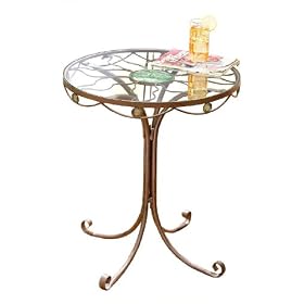 CBK Ltd 24-Inch D Outdoor Table Bistro-Style