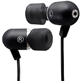 Radius Atomic Bass Aluminum Earbuds - Black