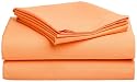 Tommy Hilfiger 3-Piece Twin Sheet Set, Orange Pop