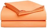 Tommy Hilfiger, 3-Piece Twin Sheet Set, Orange Pop Collection