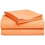 Tommy Hilfiger, 3-Piece Twin Sheet Set, Orange Pop Collection