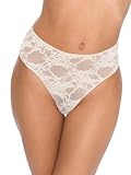 American Apparel Stretch Floral Lace Thong