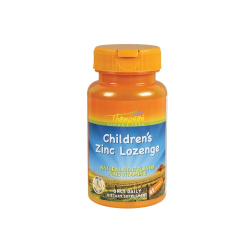 Thompson Children's Zinc Lozenges with Natural Fruit Flavor Plus
