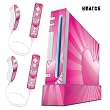 Nintendo Wii Console Skin - Heart Pink