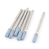 uxcell マウントポイント　研削ヘッド　メタル製　シルバートーン 3mmシャンク径 4mmヘッダサイズ 6個入り