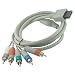 SKQUE Video Games Accessory - Wii Component TV AV AUDIO Cable