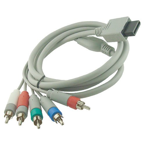 SKQUE Video Games Accessory - Wii Component TV AV AUDIO Cable