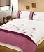 Dandelion Embroidered Duvet Cover Set Pink Single Image