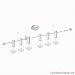 Paulmann HighWire Set Monti 5m 6x60W Globe E27 alu