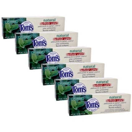 Tom’s of Maine Natural Whole Care Anticavity & Tartar Control Plus Whitening Fluoride Toothpaste