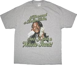 Sanford and Son Dolla Holla Whole Stack Men's Gray T-Shirt