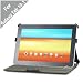 Acase Samsung GALAXY Tab 10.1 High Quality Premium Slim Leather Case Folio with built-in Stand for Samsung GALAXY Tab 10.1 Wi-Fi Only (Black)