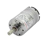 uxcell　ギヤードボックスモータ　ギヤボックスモーター　減速機　磁気　5R/Min　DC 24V