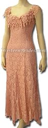 Vonda D Hanky Hem Dress in Rose