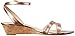 Nine West Women's Valaria Metallic Wedge Sandal