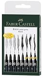 Pitt Artist Pens 8 Assorted Black