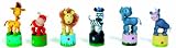 Produkt-Bild: small foot company 7924 Dr&uuml;cktiere Afrika, 6er Set
