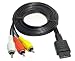 6FT/1.8M Audio/Video AV Cable Cord Playstation2 PS2 PS3