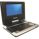 Polaroid - 7" Widescreen Multi Region Portable DVD Player with Swivel Screen & Remote