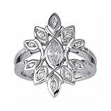 1.10ct tw diamond romantic right hand ring (14K Gold)