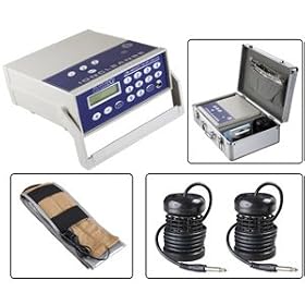 Ionic Detox Foot Bath Ion Aqua Cleanse Spa Chi with Array FIR Sauna Belt & Case