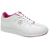 Elite Ariel White/Pink Bowling Shoes - Women