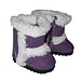 Purple Ugg-Type Boots. Fits 18