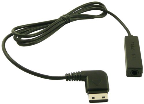 Genuine 3.5mm Stereo Headphone Audio Adaptor With Microphone For Samsung S3650 Genio Touch, S5230 Tocco Lite, i900 Omnia, F210, F330, F490, F700, G600, G800, i680, J700, L600, L760, M600, P260, P520 Armani, U900 Soul and compatible Samsung phones