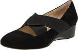 Taryn Rose Women's Farrah Flat,Black Kid Suede,9 M US