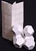 Bag of 6 Jumbo White Blank d12 Dice with Stickers