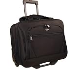 Olympia Rolling Computer Tote (Black)