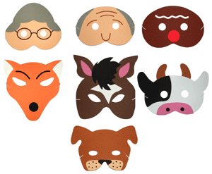 Cover image : Teaching Resource Sack - Gingerbread Man Storytelling Mask Set