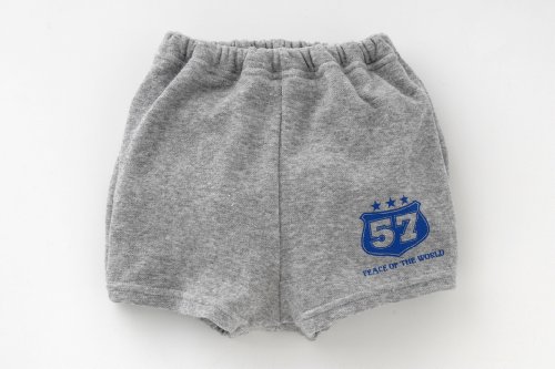 (チャックル) chuckle *シャレトレ*オシャレ一分丈4層吊り式トレーニングパンツ グレー 100cm 6616-100-00