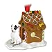 Pit Bull Terrier Gingerbread House Ornament - White