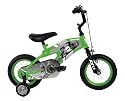 Kawasaki Mono Boys 12- Inch Bicycle, Black/Green