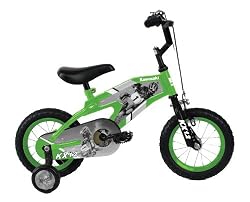 Kawasaki Mono Boys 12- Inch Bike, Black/Green