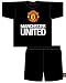 Mens Manchester United FC Shortie Pyjama pajama sleepwear lounge wear Set Large