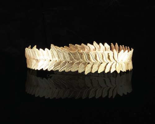elope Gold Roman Laurel Leaf Wreath