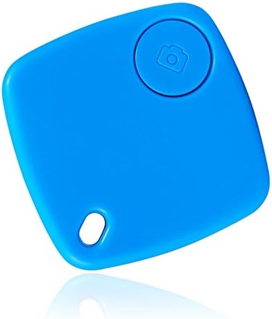 Item Finder Bluetooth 4.0 Beacon Tag Locator, Free iOS/Android App, Selfie Camera Remote, Anti-Lost Keys/Wallet/Purse/Dog/Cat/Phone Tracker, Low Power, Super Small Lovely (Sky Blue)