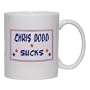 CHRIS DODD SUCKS Mug for Coffee / Hot Beverage (choice of sizes and colors)