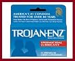 Trojan ENZ with Spermicide box of 3