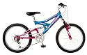 Pacific Tuscon Girl's Dual-Suspension Mountain Bike (20-Inch Wheels)