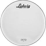 Ludwig Vintage Logo Bass Drumhead White 22 Inch