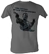Robocop FUTURE OF LAW Classic 80's Science Fiction Film Movie Adult Charcoal Tee T-Shirt