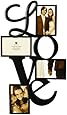 Burnes of Boston 545840 Metal "LOVE" Collage Frame, 2-4X6 & 2-6X4 Openings