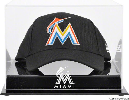 Miami Marlins Acrylic Cap Logo Display Case