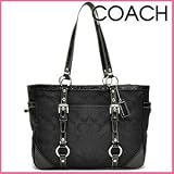 Authentic Coach F17057-signature Gall 12cm Tote-bk/sv-nwtag