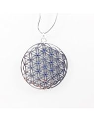 925 Sterling Silver Flower of Life Pendant Necklaces