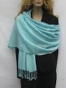 SCARVES-PASHMINA STOLE from Cashmere Pashmina Group in 55 vibrant colors (AQUAMARINE)